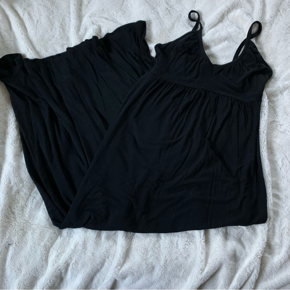 Old Navy black maxi dress
